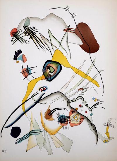 Wassily KANDINSKY  (after) - Promenade, 1920 & Bonne Humeur, 1923 -  2 Lithographs in colors on double page 2