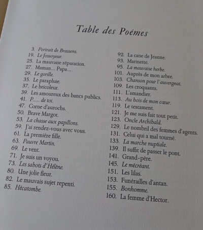 Georges BRASSENS - Parsus - L’oeuvre poétique - Edition Grand luxe 2