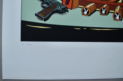 Philippe Berthet - Pin-Up - Las Vegas, 2002  - Sérigraphie signée au crayon 2