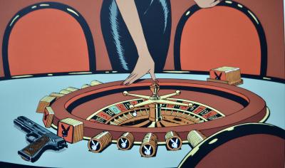 Philippe Berthet - Pin-Up - Las Vegas, 2002  - Sérigraphie signée au crayon 2