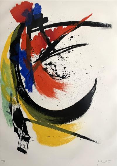 Jean MIOTTE - Composition abstraite - Eau-forte signée au crayon 2
