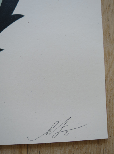 Shepard FAIREY (Obey) - Eyes Open  - Impression offset signée au crayon 2