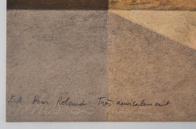 Pierre GARCIA-FONS : Jardin fleuri - Lithographie originale signée et dédicacée 2