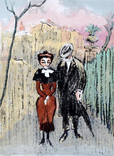 Kees VAN DONGEN -  Au Beau Temps de la Butte, 1949 - Book with a complete set of 20 color lithographs 2