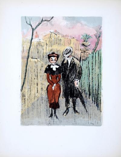 Kees VAN DONGEN -  Au Beau Temps de la Butte, 1949 - Book with a complete set of 20 color lithographs 2