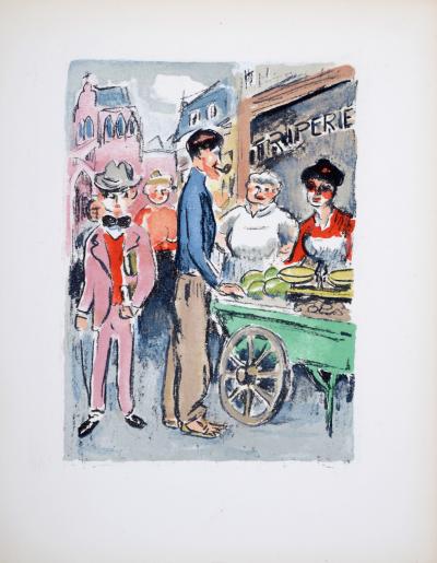 Kees VAN DONGEN -  Au Beau Temps de la Butte, 1949 - Book with a complete set of 20 color lithographs 2