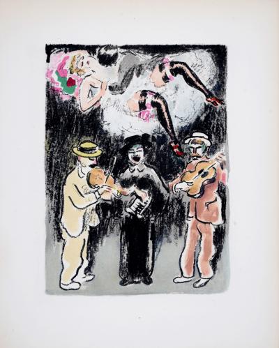 Kees VAN DONGEN -  Au Beau Temps de la Butte, 1949 - Book with a complete set of 20 color lithographs 2