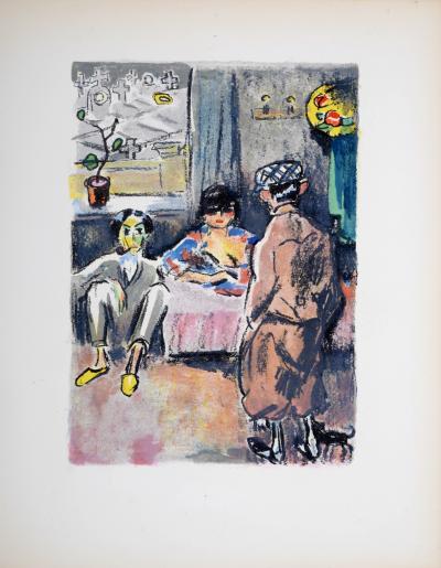 Kees VAN DONGEN -  Au Beau Temps de la Butte, 1949 - Book with a complete set of 20 color lithographs 2
