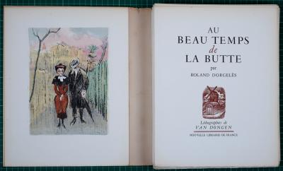 Kees VAN DONGEN -  Au Beau Temps de la Butte, 1949 - Book with a complete set of 20 color lithographs 2