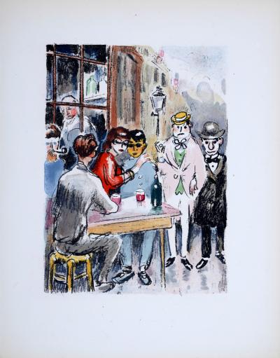 Kees VAN DONGEN -  Au Beau Temps de la Butte, 1949 - Book with a complete set of 20 color lithographs 2