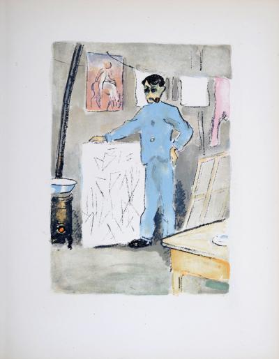 Kees VAN DONGEN -  Au Beau Temps de la Butte, 1949 - Book with a complete set of 20 color lithographs 2