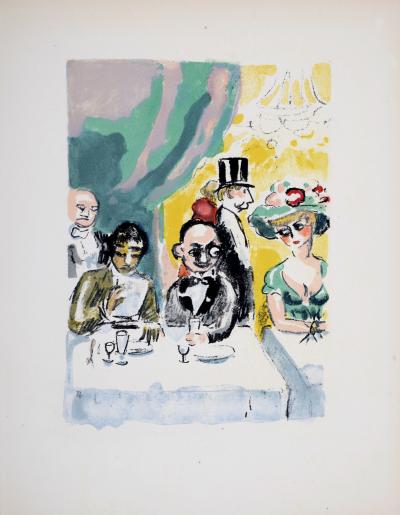 Kees VAN DONGEN -  Au Beau Temps de la Butte, 1949 - Book with a complete set of 20 color lithographs 2