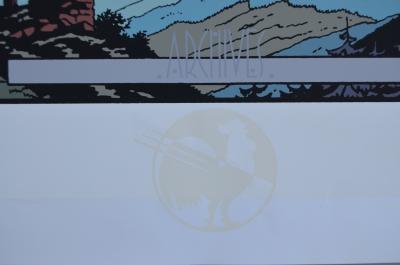 Jacques Martin - La grande menace, 1985 - Sérigraphie 2