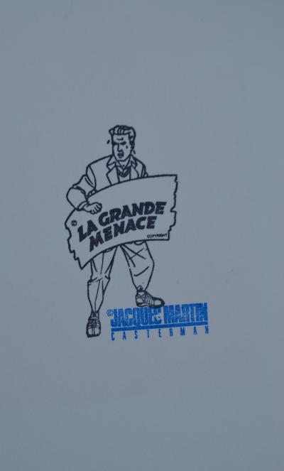 Jacques Martin - La grande menace, 1985 - Sérigraphie 2