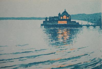 René LIGERON - Rêve d’une petit Venise - Gravure originale signée 2