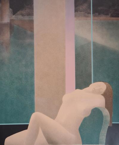Pierre GARCIA-FONS : Femme endormie - Lithographie originale signée 2