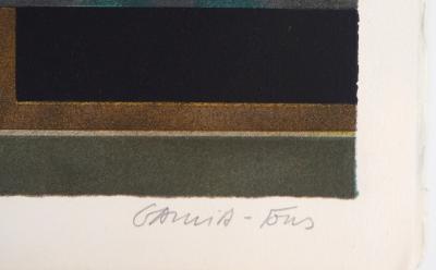 Pierre GARCIA-FONS - Nature morte aux pommes - Lithographie originale signée 2