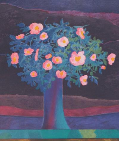 Pierre GARCIA-FONS : Arbre fleuri - Lithographie originale signée 2