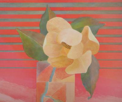 Pierre GARCIA-FONS : Magnolia blanc - Lithographie originale signée et dédicacée 2