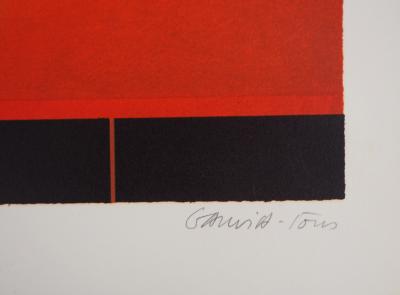 Pierre GARCIA-FONS : Orchidée blanche - Lithographie originale signée 2