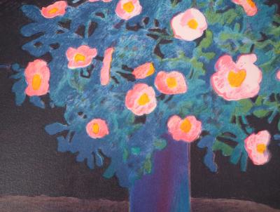 Pierre GARCIA-FONS : Arbre fleuri - Lithographie originale signée 2