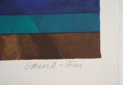 Pierre GARCIA-FONS : Arbre fleuri - Lithographie originale signée 2