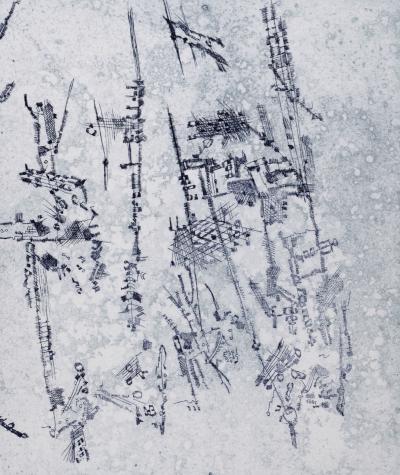Camille BRYEN - Composition, 1965 - Hand signed etching 2