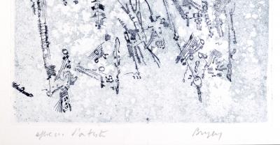Camille BRYEN - Composition, 1965 - Hand signed etching 2