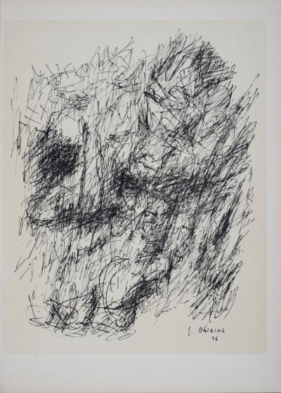 Jean BAZAINE - Composition, 1956 - Lithograph 2