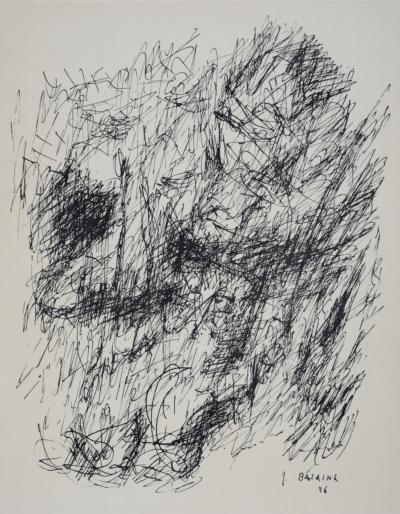 Jean BAZAINE - Composition, 1956 - Lithograph 2