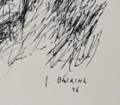 Jean BAZAINE - Composition, 1956 - Lithograph 2
