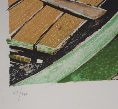 René GENIS : Lac calme - Lithographie originale signée 2