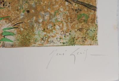 René GENIS : Lac calme - Lithographie originale signée 2