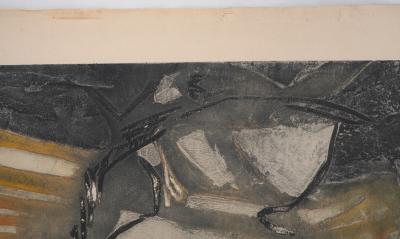 Marcel FIORINI - Femme assise - Gravure originale signée 2