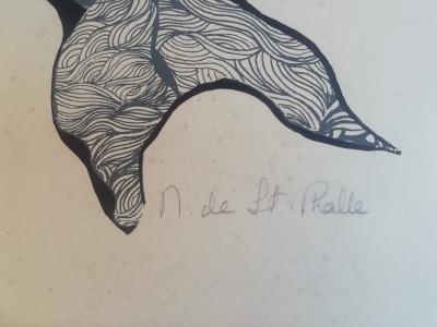 Niki de SAINT PHALLE - Arbre aux serpents, 1970 - Sérigraphie originale signée au crayon 2