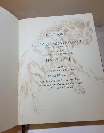 Henri de MONTHERLANT - Histoire naturelle imaginaire, 1979 - Dédicacé par l’auteur 2