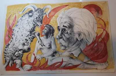 Hans ERNI - Le Bélier, 1970 - Lithographie originale signée au crayon 2