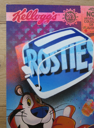 The Toasters  - Frosties, 2019 - Aérosol sur carton 2