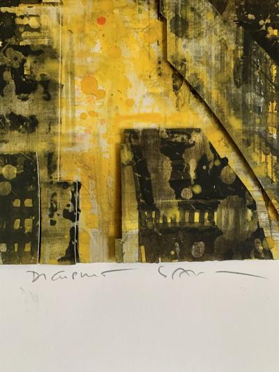 Gottfried SALZMANN - New York at Night 3D, 2016 - Serigraph signed in pencil 2