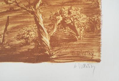 Marc DAUTRY : La construction - Lithographie originale signée 2