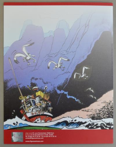 Jean-Claude Fournier/ André Franquin - Bateau Bobolo  - Sculpture en résine et deux Ex-libris signés 2