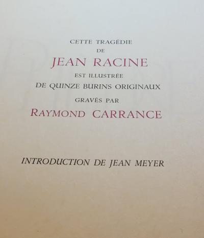 Jean RACINE - Phèdre, 1973 Edition originae sur Japon, 15 Burins 2