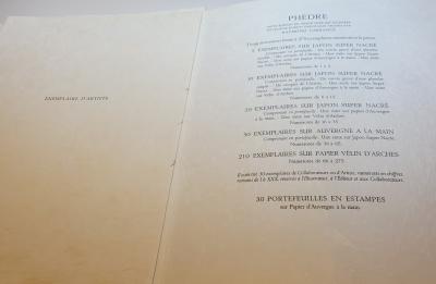 Jean RACINE - Phèdre, 1973 Edition originae sur Japon, 15 Burins 2