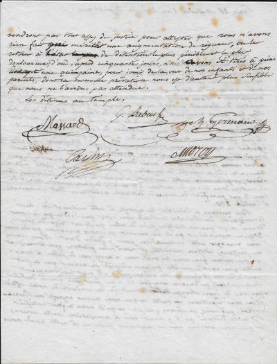 Gracchus BABEUF - Lettre autographe signée 2