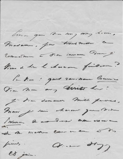 Victor HUGO - Lettre autographe signée 2