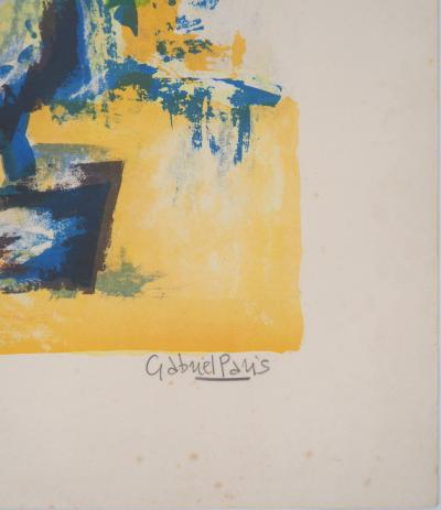 Gabriel PARIS : Bouquet - Lithographie originale signée 2