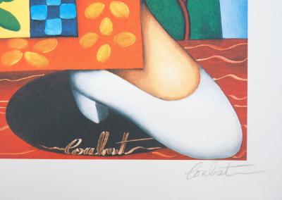 Philippe LOUBAT : Femme surréaliste - Sérigraphie originale signée 2
