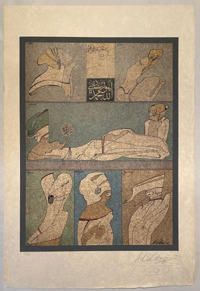 Mikhaïl CHEMIAKINE - Ecritures, 1977 - Lithographie signée au crayon 2
