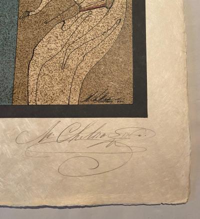 Mikhaïl CHEMIAKINE - Ecritures, 1977 - Lithographie signée au crayon 2