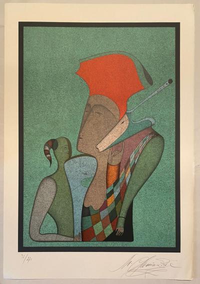 Mikhaïl CHEMIAKINE - Grand carnaval de Saint Pétersbourg, 1982 - Lithographie signée 2